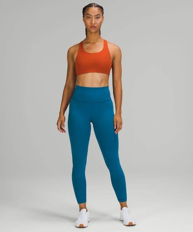Lululemon Invigorate Bra High Supports Sport BH Dam Mörkröda | DEKG-97651