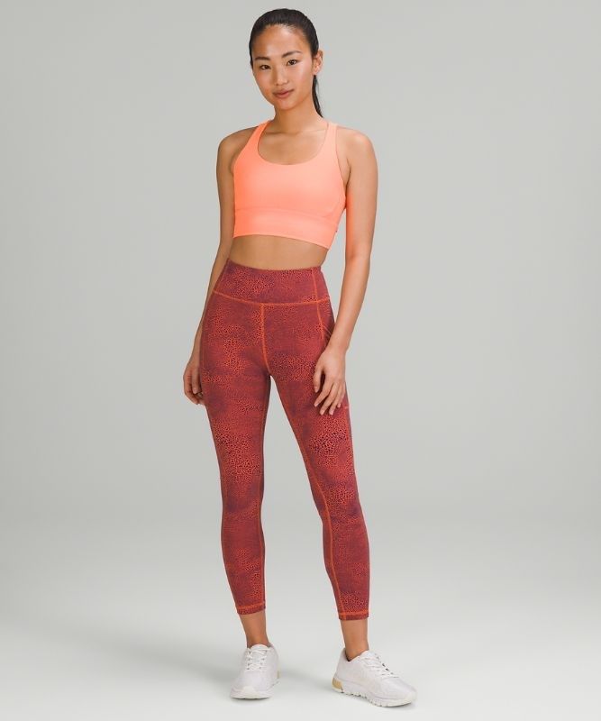 Lululemon Invigorate HR Tight 25 Leggings Dam Orange | LJFR-58269