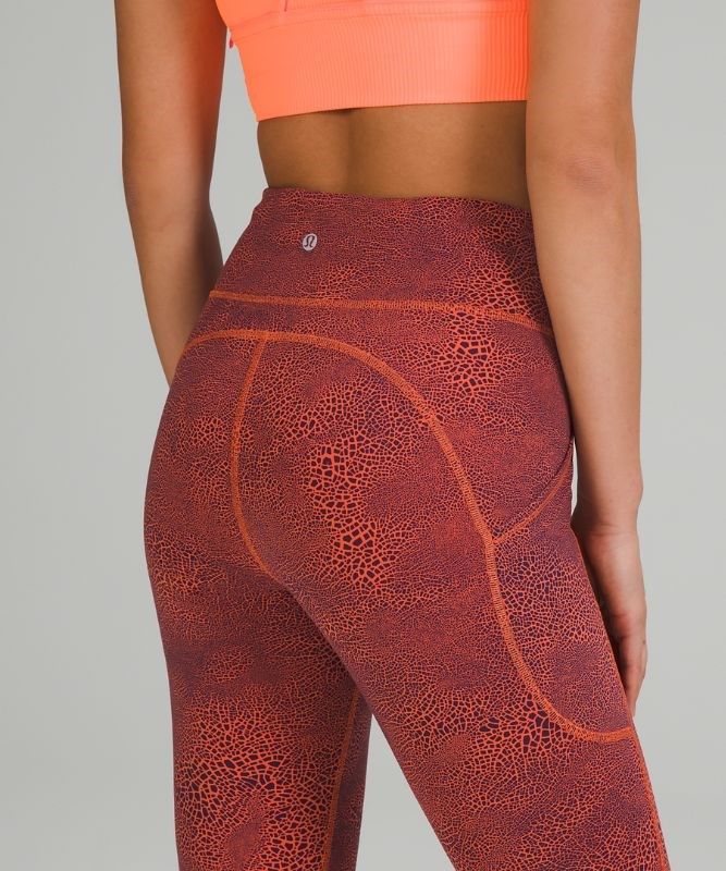 Lululemon Invigorate HR Tight 25 Leggings Dam Orange | LJFR-58269