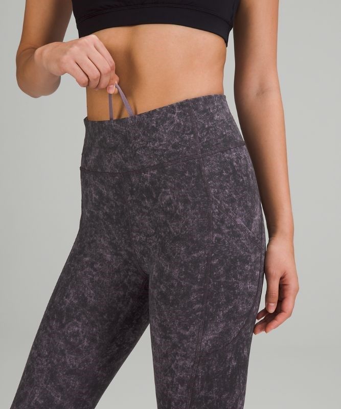 Lululemon Invigorate HR Tight 25 Leggings Dam Blå Tvätt Lavendel Svarta | KHNF-09356