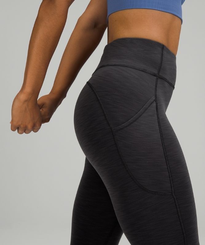 Lululemon Invigorate HR Tight 25 Leggings Dam Svarta | BGPU-28493
