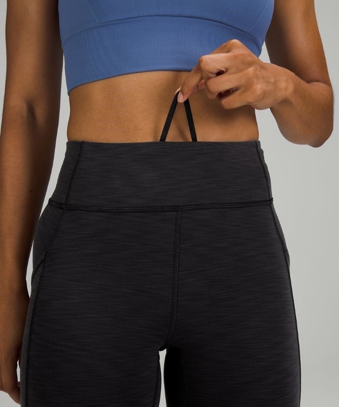 Lululemon Invigorate HR Tight 25 Leggings Dam Svarta | BGPU-28493