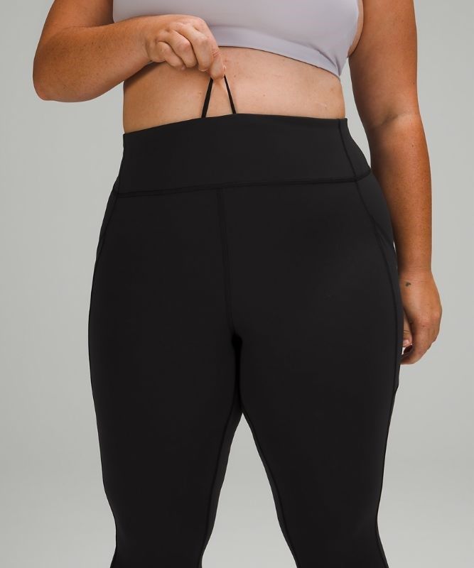 Lululemon Invigorate High-Rise Crop 23 Leggings Dam Svarta | YBLT-28670