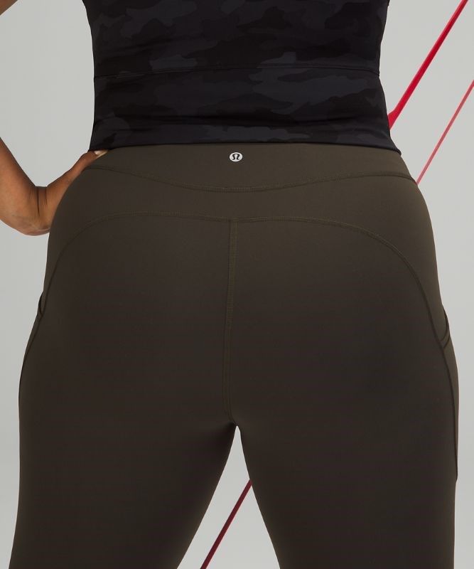 Lululemon Invigorate High-Rise Tight 25 Leggings Dam Mörkolivgröna | JLOF-28605