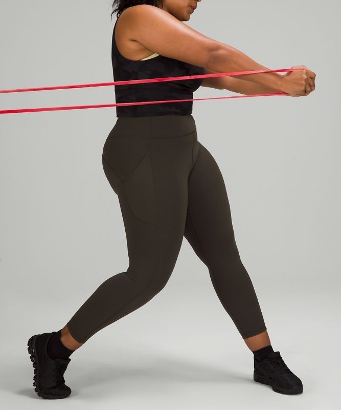 Lululemon Invigorate High-Rise Tight 25 Leggings Dam Mörkolivgröna | JLOF-28605