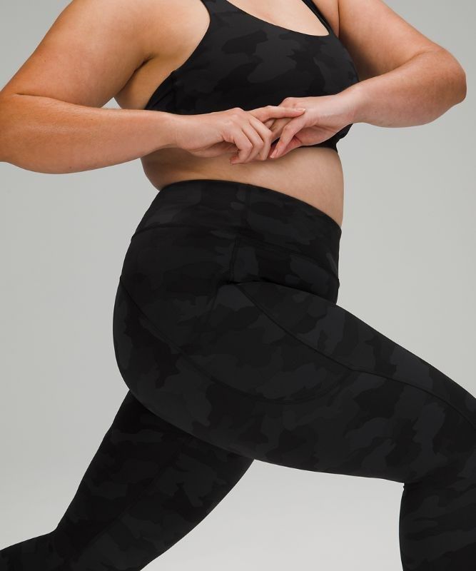Lululemon Invigorate High-Rise Tight 25 Leggings Dam Camo Svarta Olika Färger | HYBE-59648