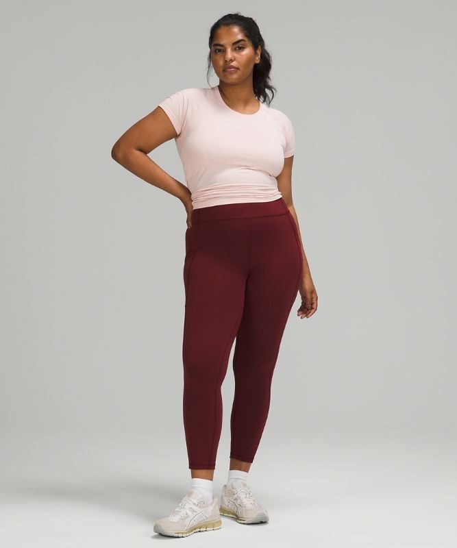 Lululemon Invigorate High-Rise Tight 25 Leggings Dam Röda Vinröda | EGPL-17465