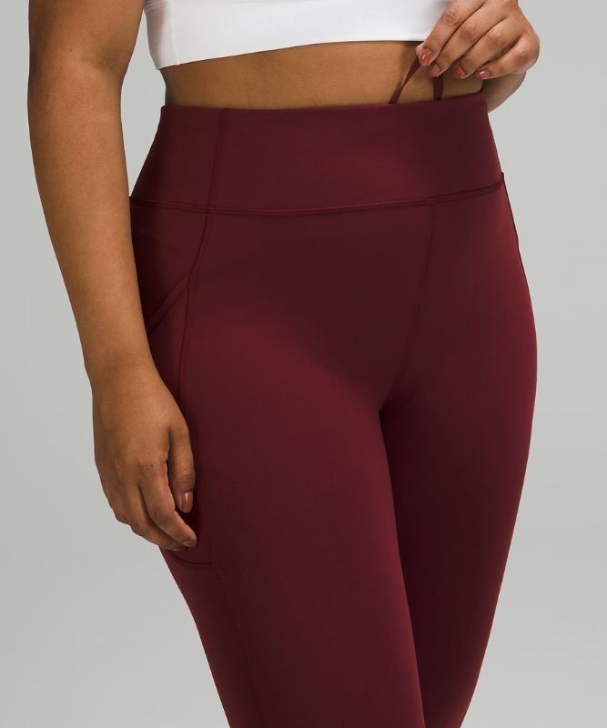 Lululemon Invigorate High-Rise Tight 25 Leggings Dam Röda Vinröda | EGPL-17465