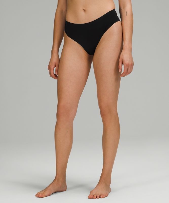 Lululemon InvisiWear Cheeky Bikini Underkläder Dam Svarta | PRJY-23658