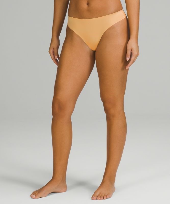 Lululemon InvisiWear Mid-Rise Thong Underwear 3 Pack Underkläder Dam Vinröda Bruna | BMVJ-15672