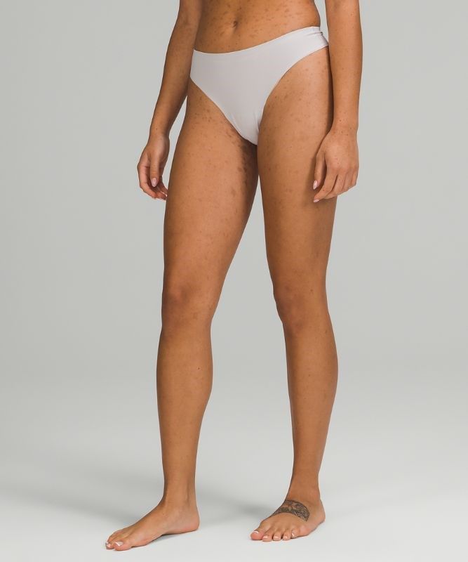 Lululemon InvisiWear Mid-Rise Thong Underwear 3 Pack Underkläder Dam Bruna | WIKE-69805