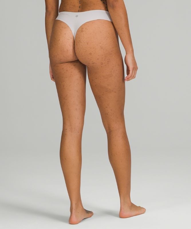 Lululemon InvisiWear Mid-Rise Thong Underwear 3 Pack Underkläder Dam Bruna | WIKE-69805