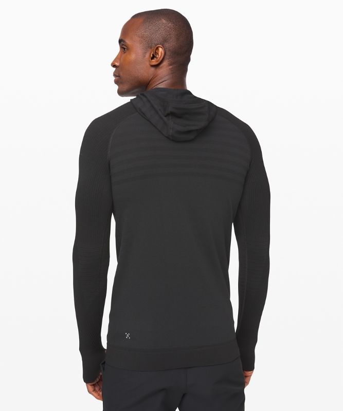 Lululemon Keep the Heat Hoodie Hoodie Herr Svarta Svarta | KUWF-24853