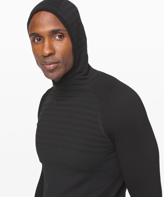 Lululemon Keep the Heat Hoodie Hoodie Herr Svarta Svarta | KUWF-24853
