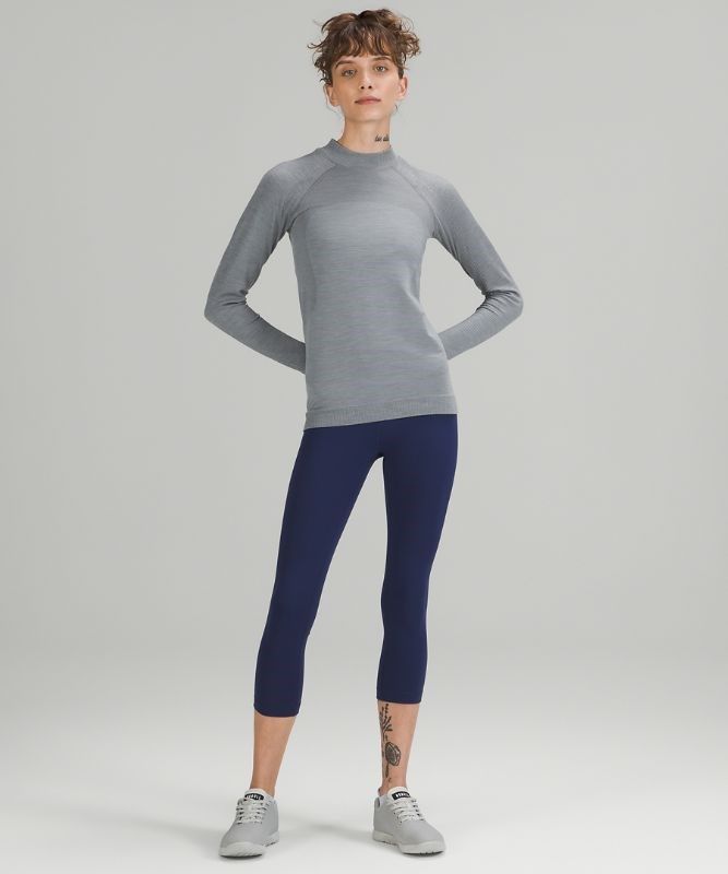 Lululemon Keep the Heat Long Sleeve Blast Dam Grå | OMPA-17942