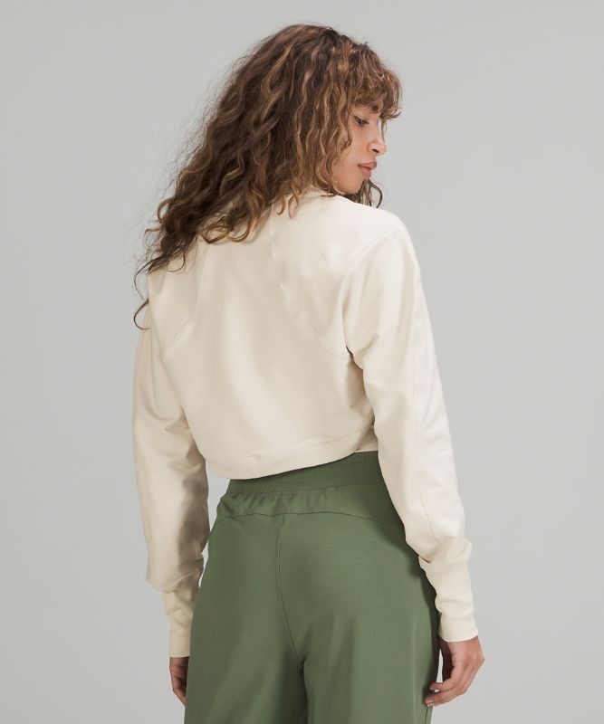 Lululemon LA Cropped Long Sleeve Shrug Tröjor Dam Vita | LHVK-27540