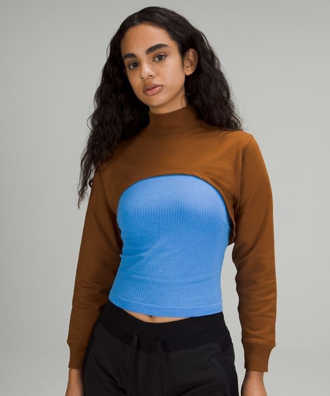 Lululemon LA Reversible Mock Neck Tröjor Dam Koppar Bruna | UZYL-78046