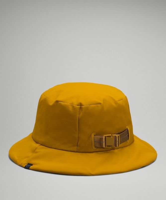Lululemon Lab Bucket Hat With Strap Hatt Accessories Guld Bruna | GIWV-58173