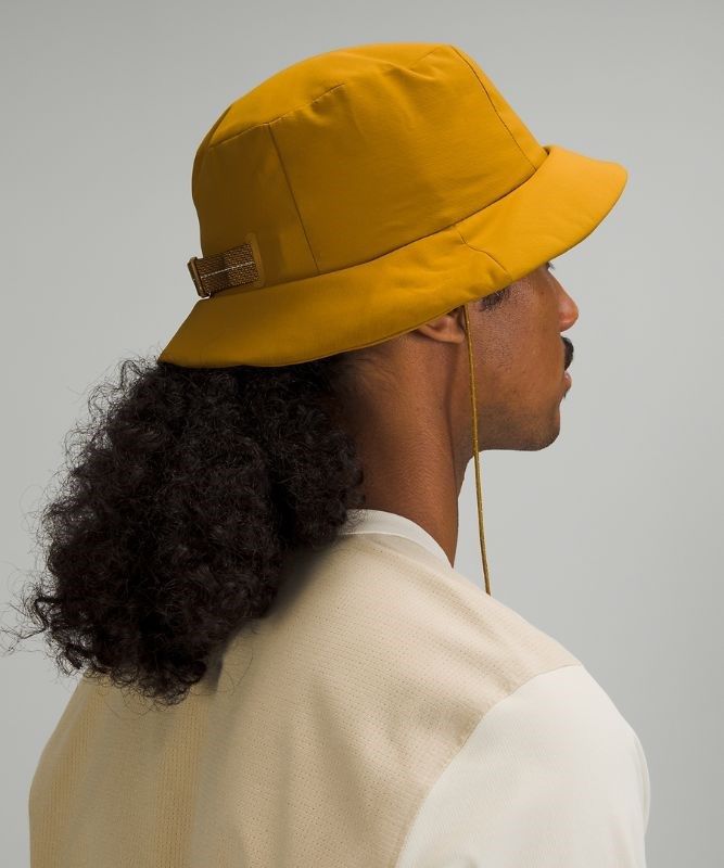 Lululemon Lab Bucket Hat With Strap Hatt Accessories Guld Bruna | GIWV-58173