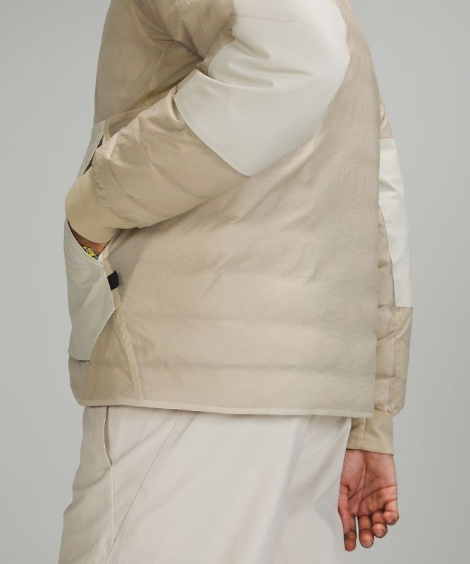 Lululemon Lab Down Filled Jacket Jackor Herr Beige Vita | MSGT-90587