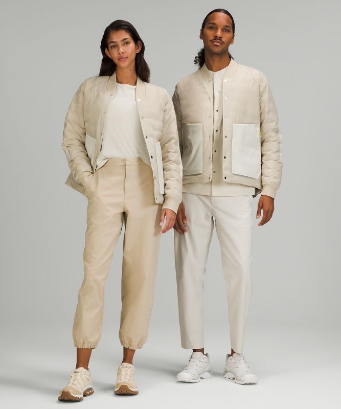 Lululemon Lab Down Filled Jacket Jackor Herr Beige Vita | MSGT-90587