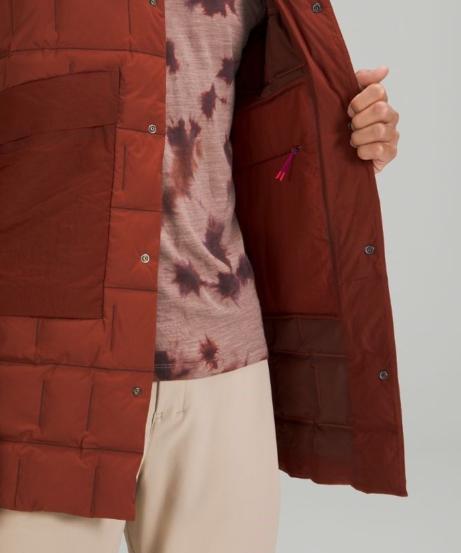 Lululemon Lab Geo Quilted Down Jacket Jackor Herr Bruna | QPYR-06591