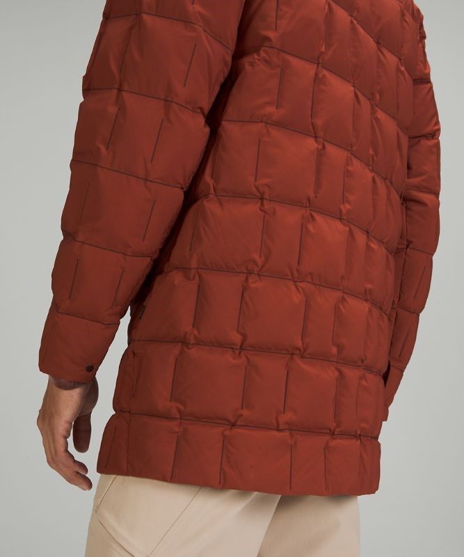 Lululemon Lab Geo Quilted Down Jacket Jackor Herr Bruna | QPYR-06591