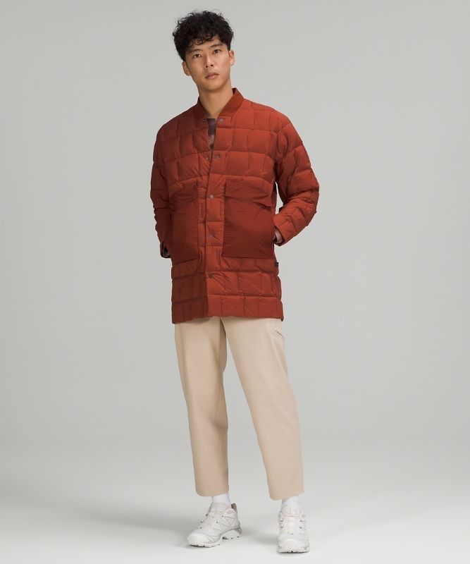 Lululemon Lab Geo Quilted Down Jacket Jackor Herr Bruna | QPYR-06591