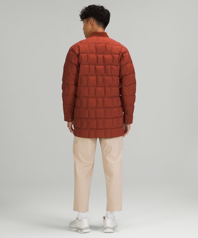 Lululemon Lab Geo Quilted Down Jacket Jackor Herr Bruna | QPYR-06591