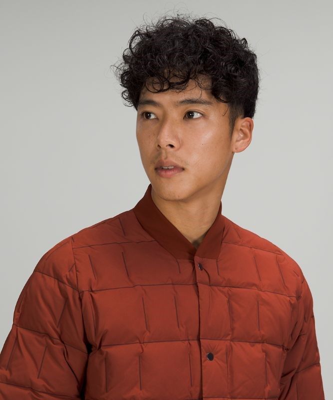 Lululemon Lab Geo Quilted Down Jacket Jackor Herr Bruna | QPYR-06591