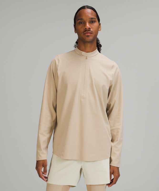Lululemon Lab Long Sleeve Half-Zip Blast Herr Trench | HUSA-36570