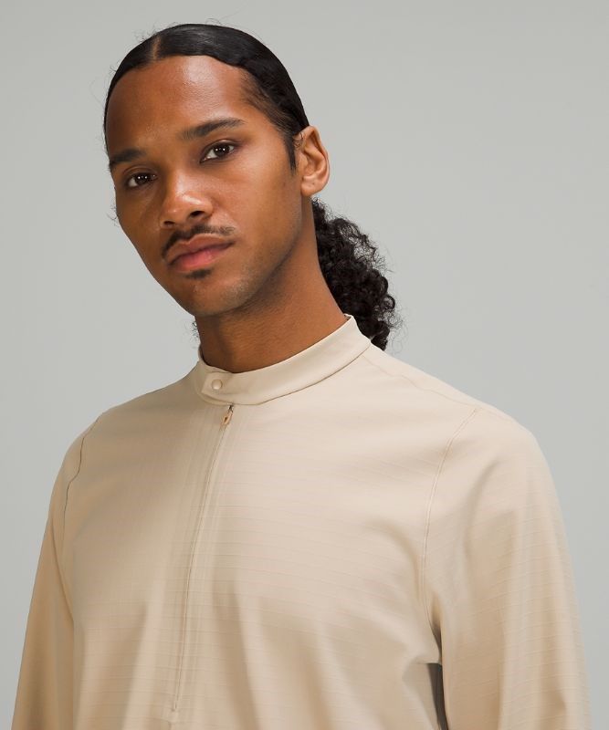 Lululemon Lab Long Sleeve Half-Zip Blast Herr Trench | HUSA-36570