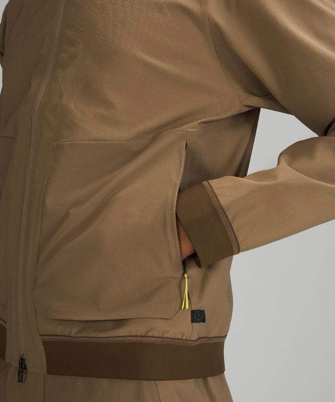 Lululemon Lab Merino Wool Track Jacket Jackor Herr Frontier | HYUB-32897