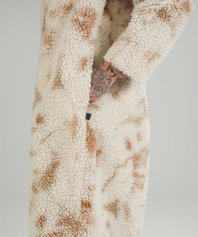 Lululemon Lab Textured Fleece Coat Jackor Dam Vita Bruna | OKUR-67980