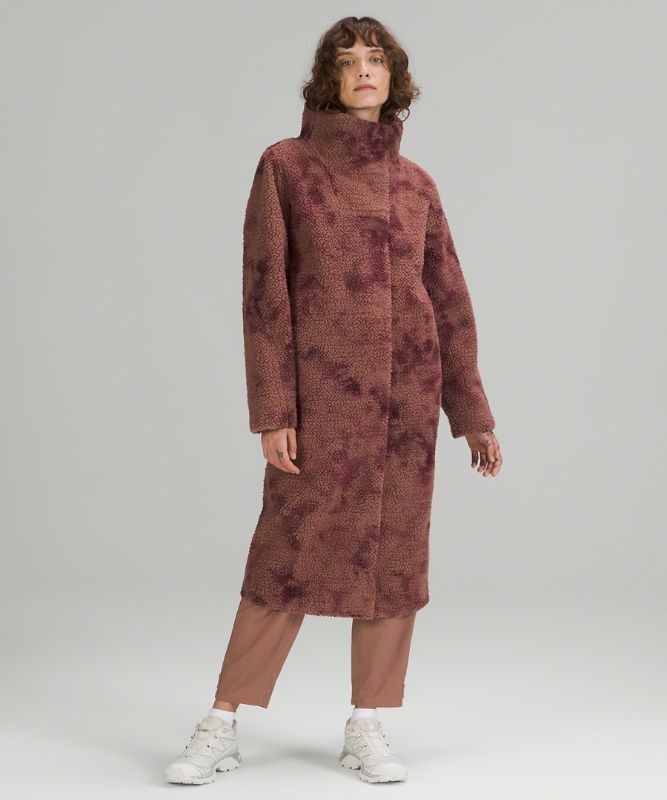 Lululemon Lab Textured Fleece Coat Jackor Dam Bruna | UNHQ-97421