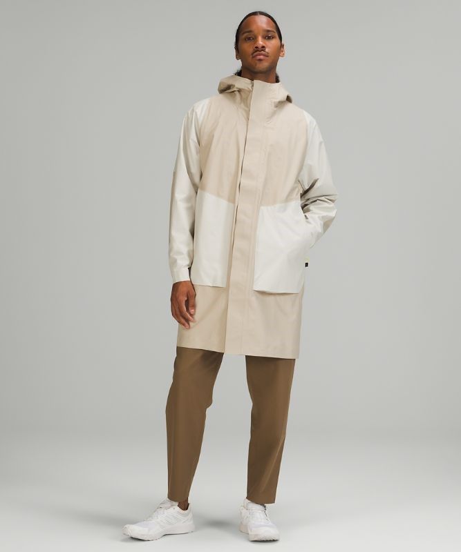 Lululemon Lab Waterproof Parka Jackor Herr Beige Vita | CTBK-90173