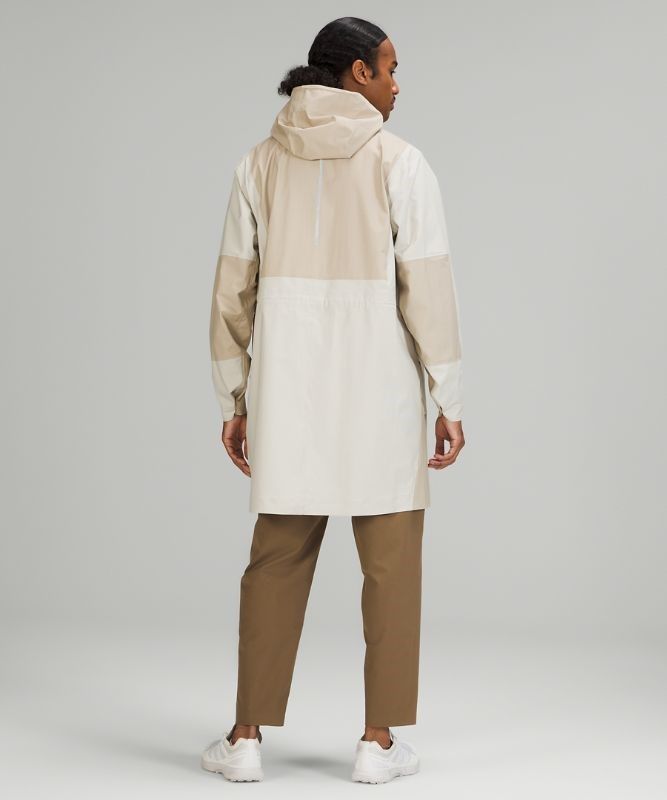 Lululemon Lab Waterproof Parka Jackor Herr Beige Vita | CTBK-90173