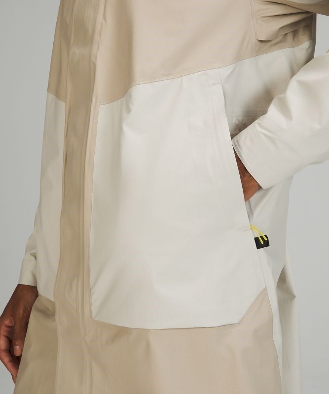 Lululemon Lab Waterproof Parka Jackor Herr Beige Vita | CTBK-90173