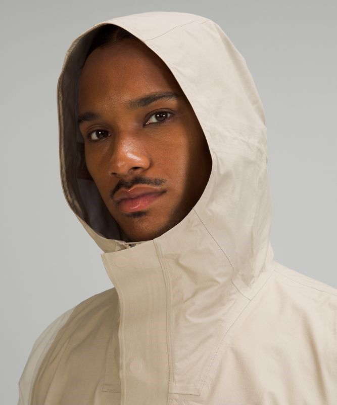 Lululemon Lab Waterproof Parka Jackor Herr Beige Vita | CTBK-90173