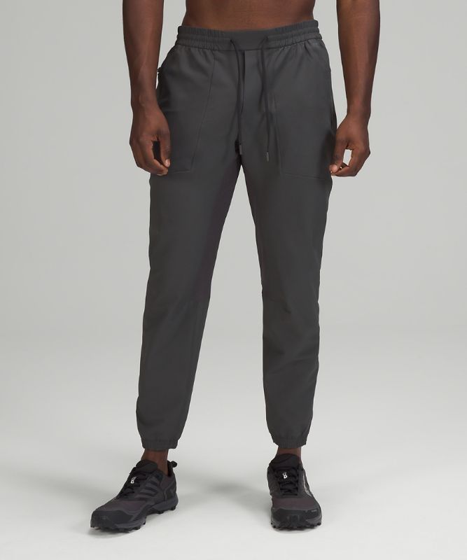 Lululemon License to Train Jogger Byxor Herr Mörkgrå | DCIS-70941