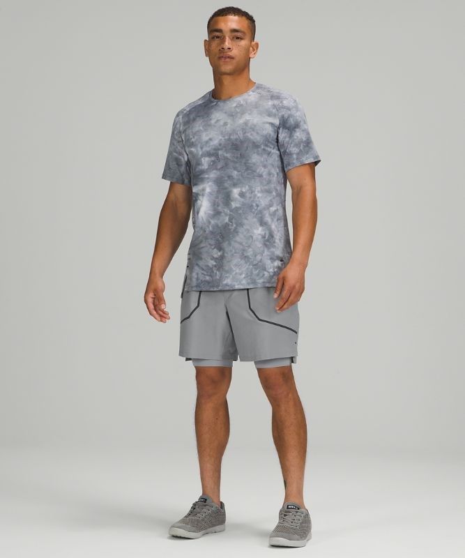 Lululemon License to Train Lined Short 7 Elite Shorts Herr Grå | PJSC-29043