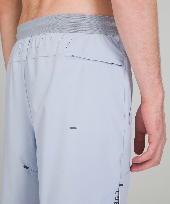Lululemon License to Train Lined Short 7 Shorts Herr Blå Beige | OEAQ-01328