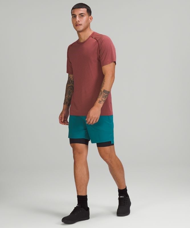Lululemon License to Train Lined Short 7 Shorts Herr Mörk | HDLP-86247