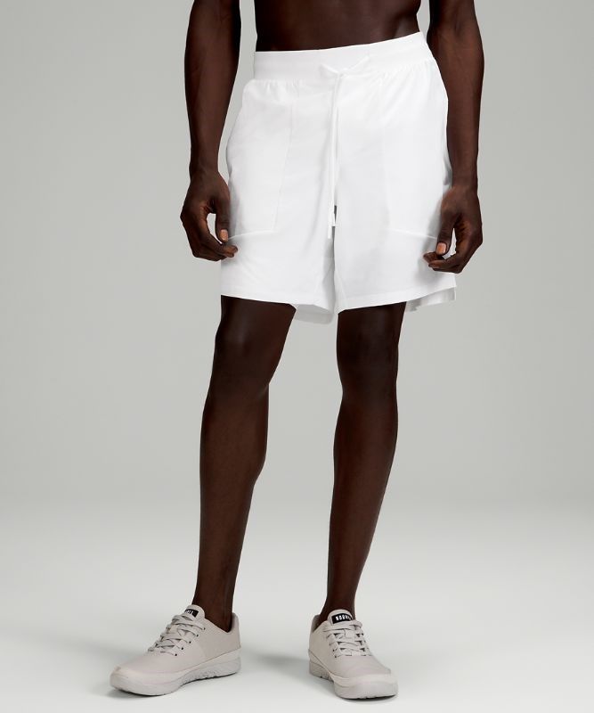 Lululemon License to Train Lined Short 7 Shorts Herr Vita | XRMU-60329