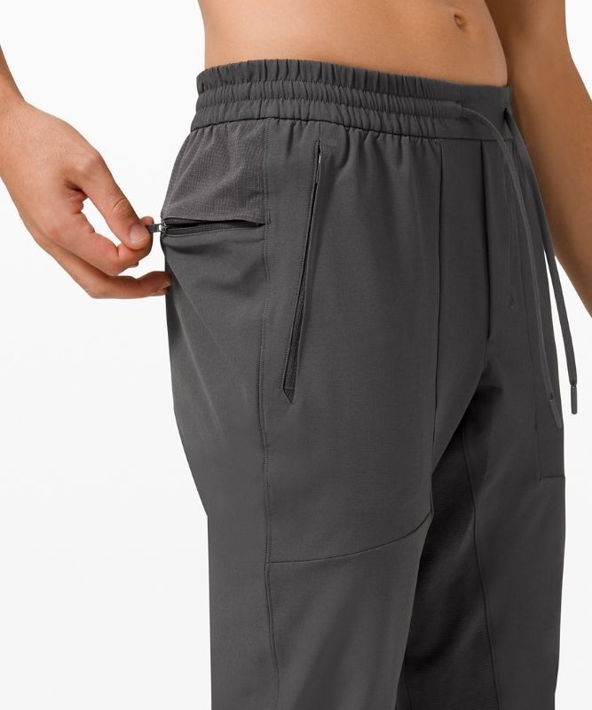 Lululemon License to Train Pant Shorter Length Byxor Herr Mörkgrå | HXTW-32780