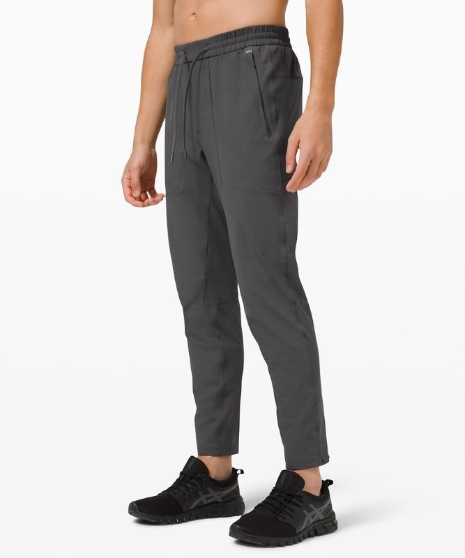 Lululemon License to Train Pant Shorter Length Byxor Herr Mörkgrå | HXTW-32780