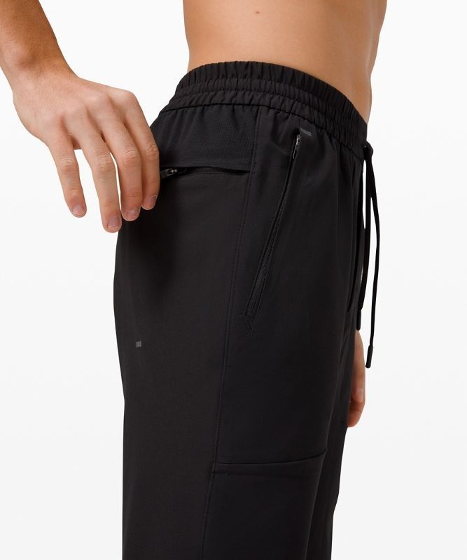 Lululemon License to Train Pant Shorter Length Byxor Herr Svarta | WQYZ-19745