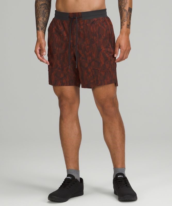 Lululemon License to Train Short 7 LL Shorts Herr Bruna Mörkgrå | ZXCV-27459