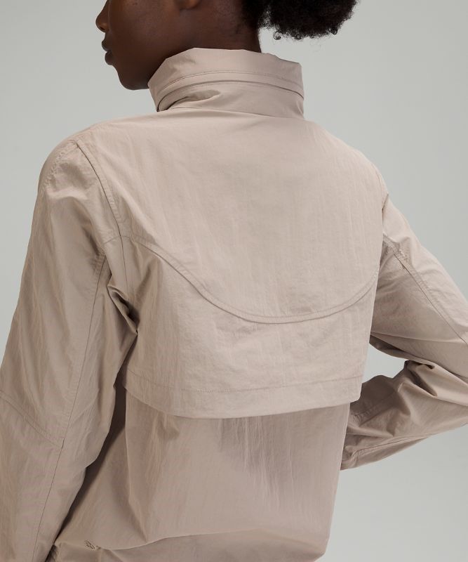 Lululemon Lightweight Hooded Jacket Jackor Dam Riverstone | HRND-04157