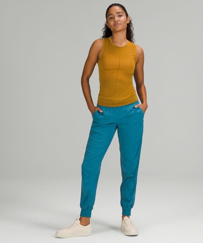 Lululemon Lightweight Jersey Tank Top Blast Dam Guld Bruna | LUCJ-06528